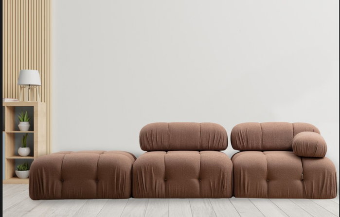 Atelier Del Sofa Bubble 1R - Brown Bouclette